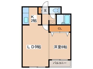 ノーザンヒルズ南６条の物件間取画像